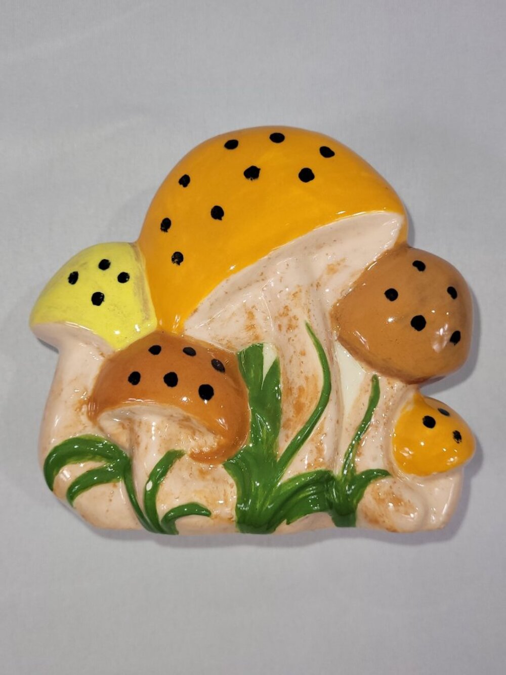 Sears Merry Mushroom Vintage 4.5" Ceramic Napkin Holder